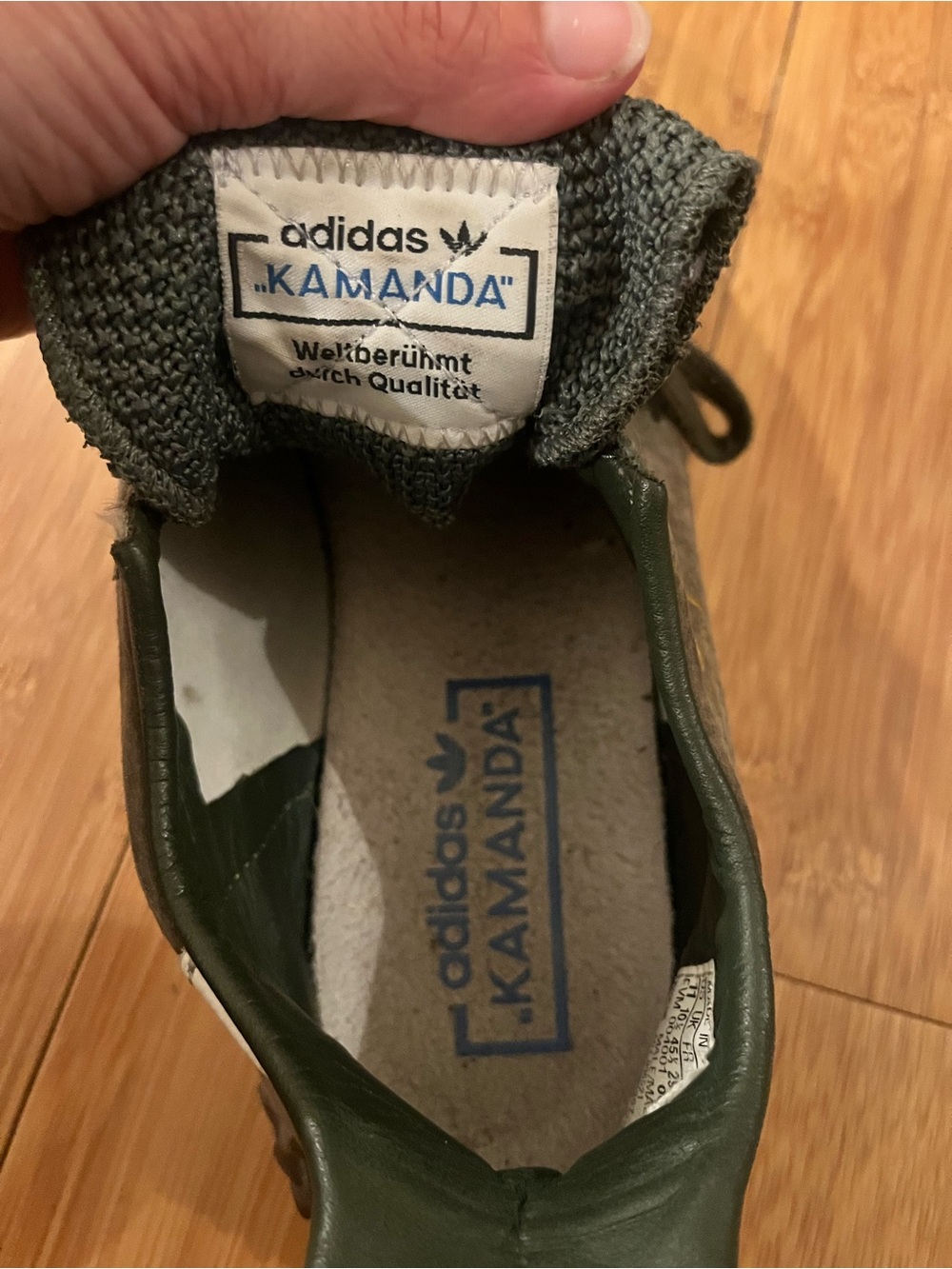 EUC Adidas Kamanda Green Sneaker Size 11 - Picture 4 of 7